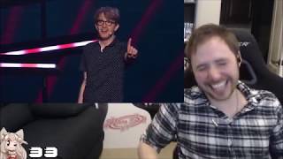 Noble reacts to James Veitch  2017 Opening Night Comedy Allstars Supershow [upl. by Nehemiah538]