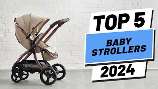 Top 5 BEST Baby Strollers in 2024  Budget Baby Stroller Systems amp More [upl. by Lyrahs45]