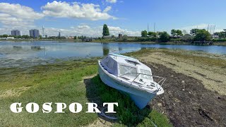 Gosport Walk  Hampshire  South Cost English Pretty Town [upl. by Eenobe638]