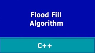 Flood Fill Algorithm in C  Turbo C [upl. by Uri944]