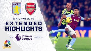 Aston Villa v Arsenal  PREMIER LEAGUE HIGHLIGHTS  1292023  NBC Sports [upl. by Maddock77]