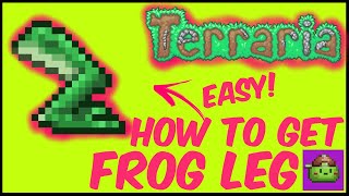 How To Get Frog Leg In Terraria  Terraria 1449 [upl. by Mickie308]