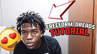 FREEFORM DREADS TUTORIAL  how to get Freeform dreads [upl. by Stefa380]