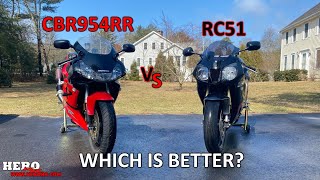 CBR954RR vs RC51 Which one should you buy [upl. by Hesper]