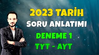 TYT TARİH DENEME SORU ÇÖZÜM KAMPI DENEME 1 [upl. by Aieki345]