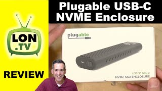 Plugable DIY NVME SSD Enclosure Review [upl. by Lole]