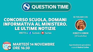 Concorso scuola bando e regolamento in arrivo mercoledì 15 novembre riunione al Ministero [upl. by Behm]