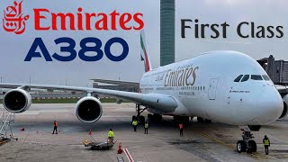 FIRST CLASS  Emirates Airbus A380  🇫🇷 Paris  Dubai 🇦🇪 Upper Deck FULL FLIGHT REPORT [upl. by Symon161]