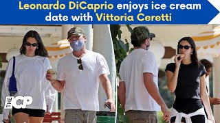 Leonardo DiCaprio enjoys ice cream date with Vittoria Ceretti [upl. by Saidel689]