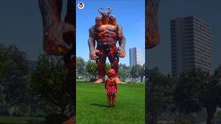 GTA5 LAVA TITAN PICKS UP SCHOOL AND HANGS IT ON TREE 😭gta5 shorts trending fypシ fypシ゚ [upl. by Salot]