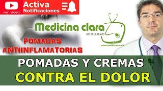 Pomadas antiinflamatorias ¿Cuáles usar ¿Son efectivas Pomadas para el dolor [upl. by Ymmot]