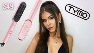 TYMO RING HAIR STRAIGHTENING COMB REVIEW  DOES IT WORK [upl. by Jonette897]