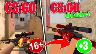 ZOSTAŁEM NAJLEPSZYM GRACZEM w CSGO dla DZIECI ROBLOX [upl. by Sabella]