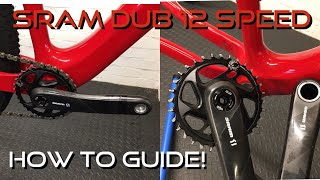 SRAM DUB 12 Speed Crankset And BB Removal Guide [upl. by Myrlene]