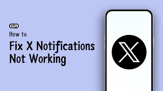 How to Fix X Twitter Notifications Not Working  2024 [upl. by Furlani]