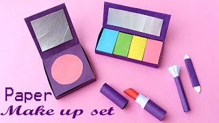 DIY Realistic Paper Makeup Set  Easy DIY Paper Crafts DIY Miniature Paper Craft [upl. by Siuraj294]