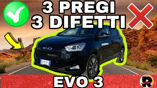 EVO 3  3 PREGI e 3 DIFETTI  SUV FULL OPTIONAL DA 16900 EURO  Recensione [upl. by Teresa]