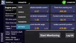 BMWhat OBD2 Android  InDepth OBD fault diagnosis for BMW diagnostic E65 E90 E60 E87 and more [upl. by Merras157]