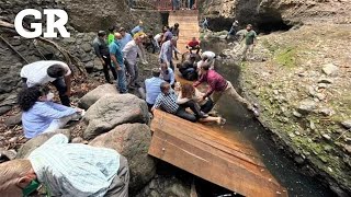 Caen Edil de Cuernavaca y acompañantes de puente colgante [upl. by Jem]