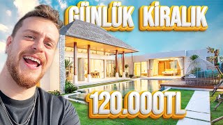 GÜNLÜK 120000 TL ENN PAHALI GÜNLÜK KİRALIK EVLERİ GEZDİK [upl. by Longo]