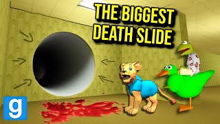 The GIANT DEATH SLIDE in THE BACKROOMS Gmod [upl. by Kannav925]