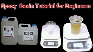 How to use Epoxy Resin and Calculate for table Top  Epoxy polyester resin Tutorial for Beginners [upl. by Chretien]