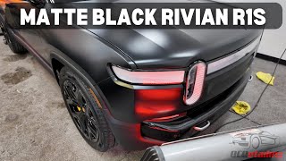 Rivian R1S  Black  Matte Paint Protection Film [upl. by Ttenneb109]