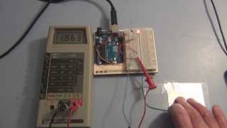 Arduino Capacitive Sensor measurements [upl. by Utter90]