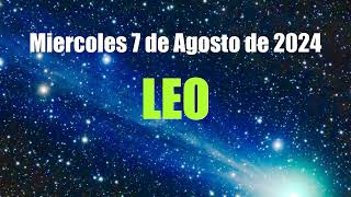 07 de Agosto de 2024 leo HOY PUEDE SER ❤️ AMOR ❤️ tarot leo horoscopo [upl. by Branden]