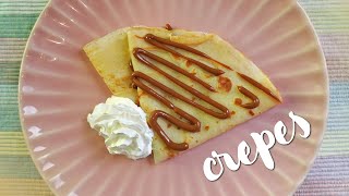 Como Hacer Crepes Dulces la Mejor Receta Original  Paso a Paso [upl. by Akoek163]