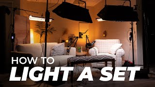 4 Step Guide to Lighting Your PodcastYoutube Video Set [upl. by Graubert325]