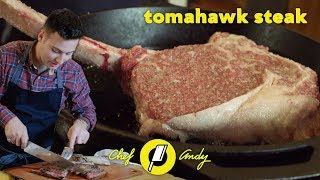 Tomahawk Steak  Chef Andy [upl. by Waynant630]