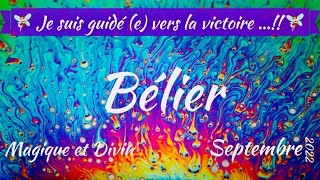 HOROSCOPE BELIER SEPTEMBRE 2022 🧚🏻‍♀️Victoire [upl. by Denny]