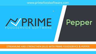 Streamline FoodService Distribution Sales with Prime FoodService Software and Pepper eCommerce [upl. by Akinnej]