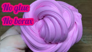 MUST WATCH REAL HOW TO MAKE THE BEST FLUFFY SLIME WITHOUT GLUE WITHOUT BORAX EASY SLIME [upl. by Callie]