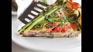 Potato Frittata with Salmon and Asparagus [upl. by Tymes]