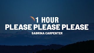 1 HOUR Sabrina Carpenter  Please Please Please Lyrics [upl. by Dam791]