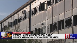 Abandoned Hamden middle school to be transformed into youth recreation center [upl. by Maritsa944]