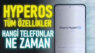 HyperOS Gelen Tüm Özellikler ve Alacak Xiaomi Modelleri [upl. by Namsaj]