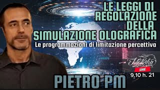 LE LEGGI DELLA SIMULAZIONE OLOGRAFICA  Live con PIETRO PM [upl. by Yerfoeg319]