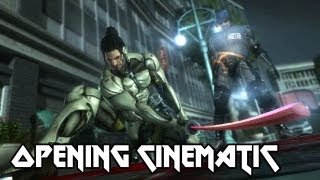 Metal Gear Rising Revengeance  Jetstream Sam Opening Cinematic 1080p TRUEHD QUALITY [upl. by Anahcar66]