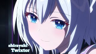 Shirayuki Himeji Twixtor Liar Liar Anime [upl. by Aicitan]