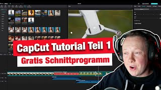 CapCut Desktop  Tutorial für Anfänger  Schneide eins meiner Videos mit dem gratis Programm Teil 1 [upl. by Ishmael]