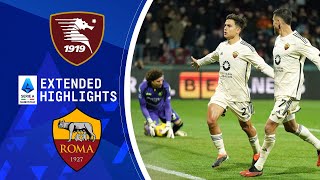 Salernitana vs Roma Extended Highlights  Serie A  CBS Sports Golazo [upl. by Areehs]