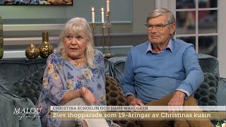 Så träffades Christina Schollin och Hans Wahlgren ”Bestämde oss första nat…  Malou Efter tio TV4 [upl. by Llehcam]