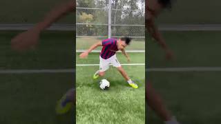 TOP 3 🔥Messi vs Ronaldo skills to improve footwork soccerskills soccer footballskills football [upl. by Terry197]