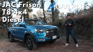 JAC Frison T8 4X4 Diesel 2023  Prueba de Manejo  Car Plus México [upl. by Nnaeirelav]