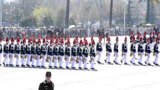 Encajonamiento Banda de Guerra Escuela Militar [upl. by Cryan]