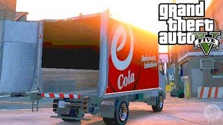 GTA 5 Online How To Open The Back Doors Of A Truck Transport Players amp Vehicles GTA V Online [upl. by Kauslick]