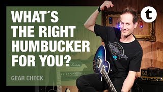 5 Types Of Humbucker Pickups  Sound Comparison  Thomann [upl. by Gibby791]